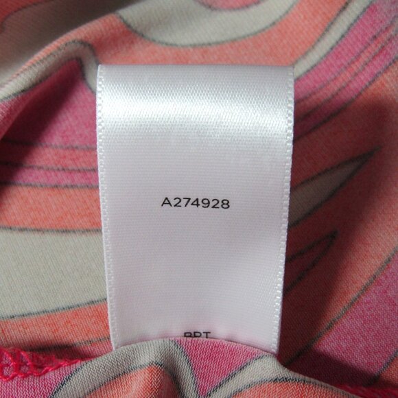 Susan Graver Liquid Knit Dress With Enamel Detail Size XL Pink Swirl A274928 - Picture 8 of 9